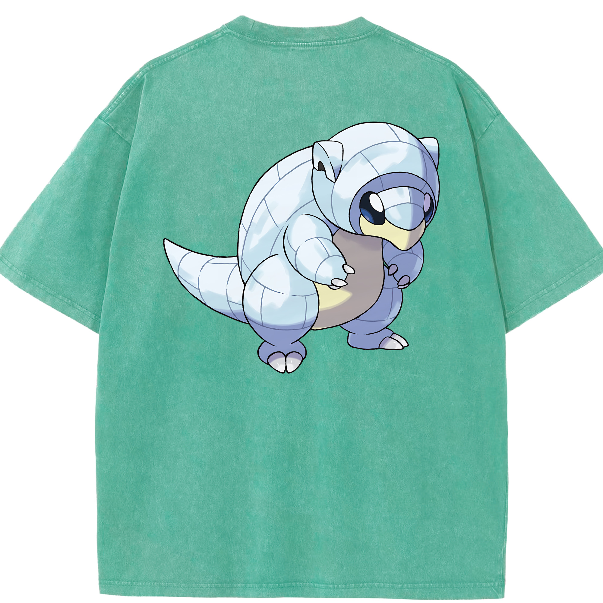 （画像用） ポケットモンスター Pokémon 綿100% ヴィンテージ風 半袖Tシャツ（背面プリント）